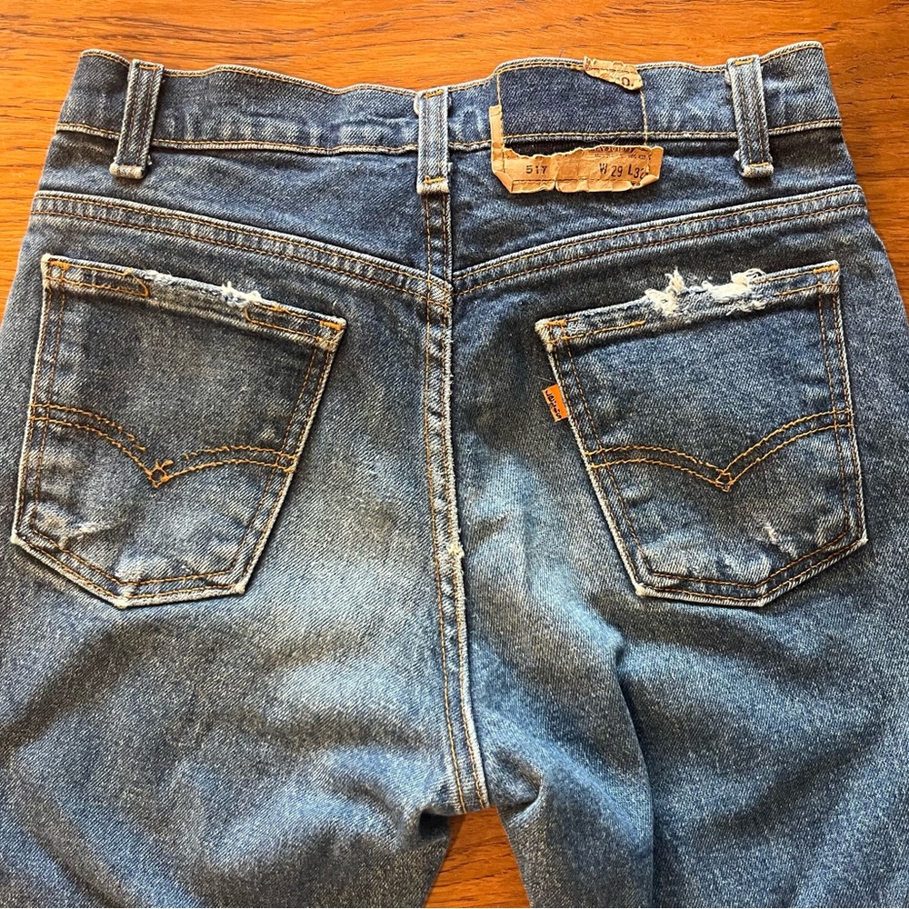Levi's 517 Orange Tag Jeans Vintage Flare